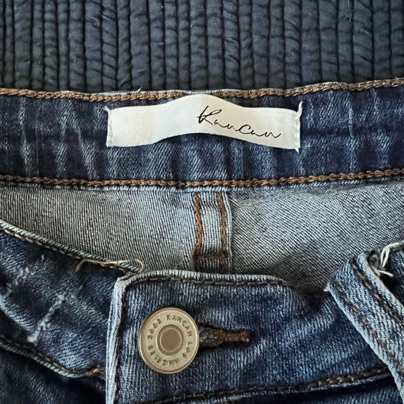 Kancan stretchy denim distressed shorts - Picture 2 of 6